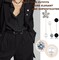 22 Pieces Retro Pearl Brooch Pins, Pant Waist Tightener Safety Pins for Sweater Shawl Cardigan Collar Dress Shirt Jeans, Fashion Decoration Accessories for Women Girls
